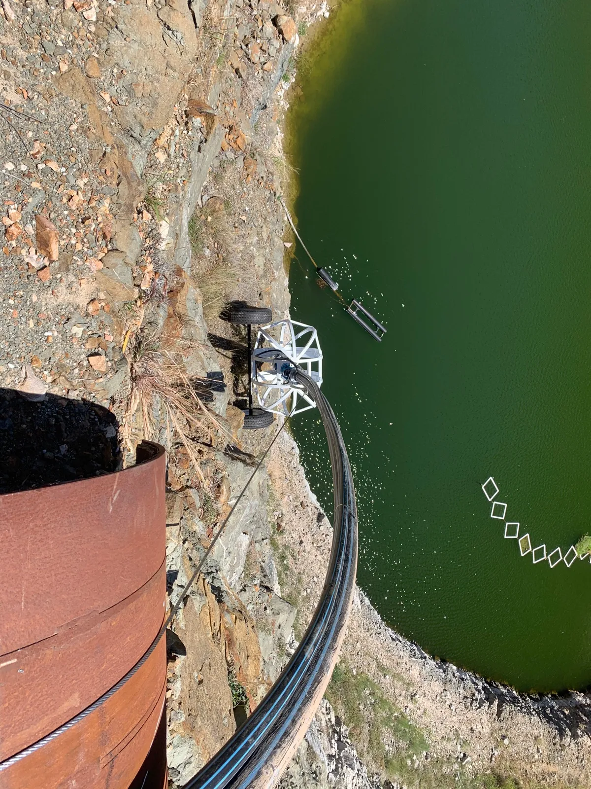Pit Dewatering Pumps — site photo